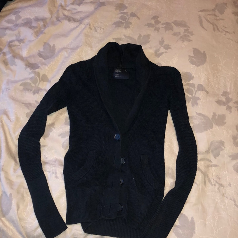 American Eagle Navy Cardigan